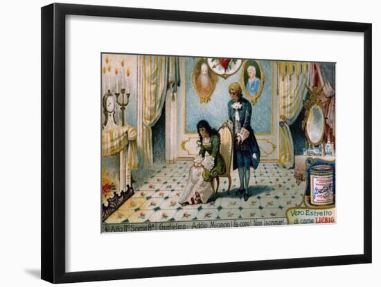 Illustration for Act II, Scene VIII of Mignon-Charles Louis Ambroise Thomas-Framed Giclee Print