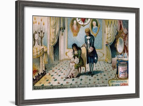 Illustration for Act II, Scene VIII of Mignon-Charles Louis Ambroise Thomas-Framed Giclee Print