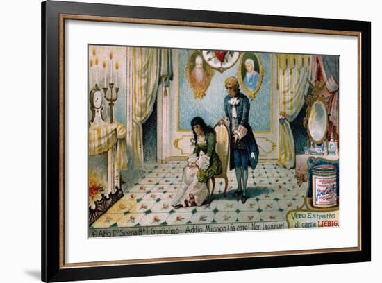 Illustration for Act II, Scene VIII of Mignon-Charles Louis Ambroise Thomas-Framed Giclee Print