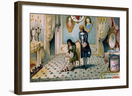 Illustration for Act II, Scene VIII of Mignon-Charles Louis Ambroise Thomas-Framed Giclee Print