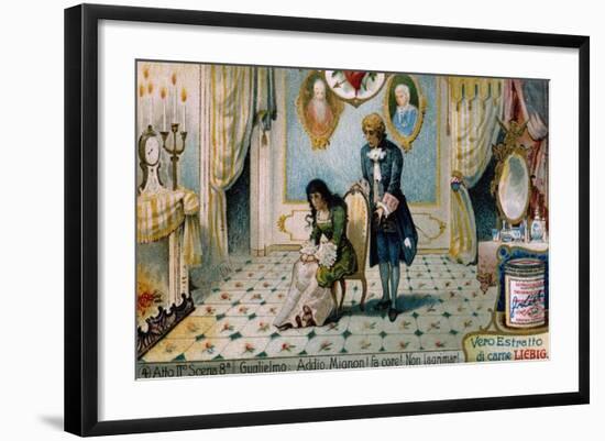 Illustration for Act II, Scene VIII of Mignon-Charles Louis Ambroise Thomas-Framed Giclee Print