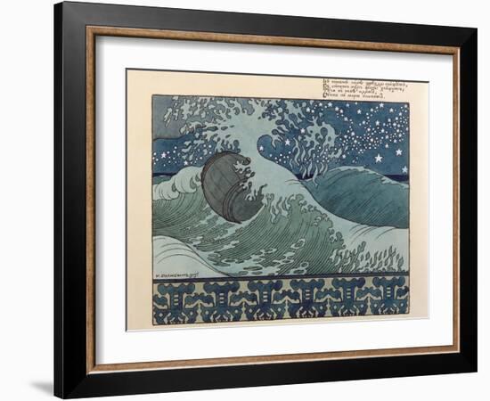 Illustration for Alexander Pushkin's 'Fairytale of the Tsar Saltan', 1905-Ivan Bilibin-Framed Giclee Print