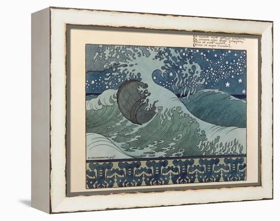 Illustration for Alexander Pushkin's 'Fairytale of the Tsar Saltan', 1905-Ivan Bilibin-Framed Premier Image Canvas