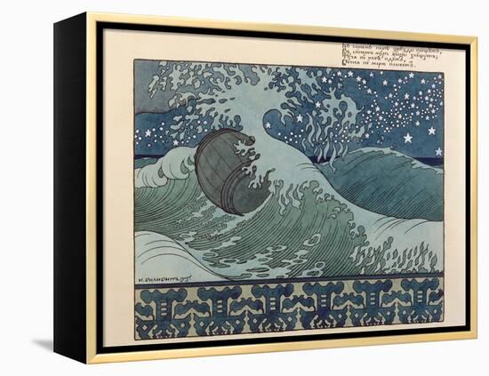 Illustration for Alexander Pushkin's 'Fairytale of the Tsar Saltan', 1905-Ivan Bilibin-Framed Premier Image Canvas