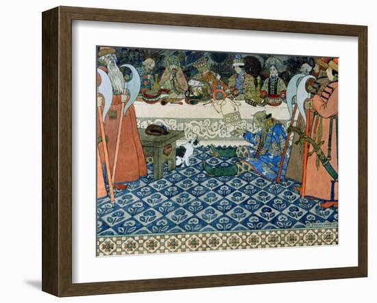 Illustration for Alexander Pushkin's "Fairytale of the Tsar Saltan," 1905-Ivan Bilibin-Framed Giclee Print