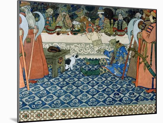 Illustration for Alexander Pushkin's "Fairytale of the Tsar Saltan," 1905-Ivan Bilibin-Mounted Giclee Print