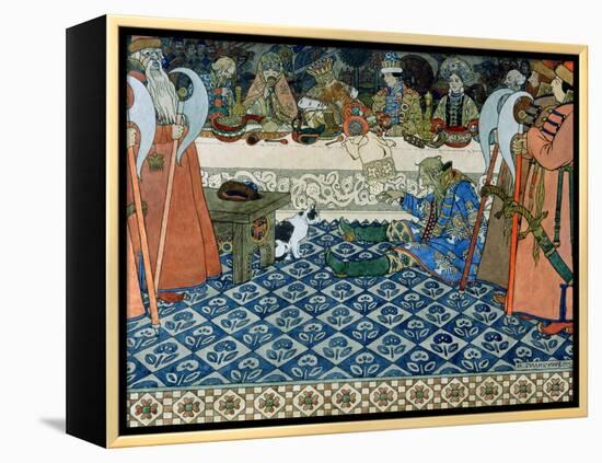 Illustration for Alexander Pushkin's "Fairytale of the Tsar Saltan," 1905-Ivan Bilibin-Framed Premier Image Canvas