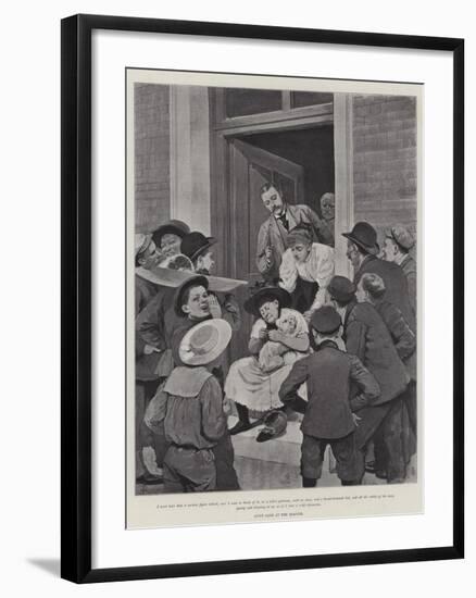 Illustration for Aunt Jane at the Seaside, by the Late Lord Brabourne-Amedee Forestier-Framed Giclee Print