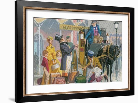 Illustration for Black Beauty-Severino Baraldi-Framed Giclee Print