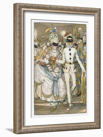 Illustration for Book Le Livre De La Marquise-Konstantin Andreyevich Somov-Framed Giclee Print