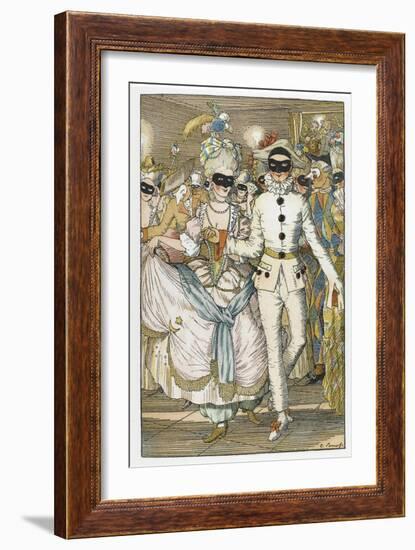 Illustration for Book Le Livre De La Marquise-Konstantin Andreyevich Somov-Framed Giclee Print