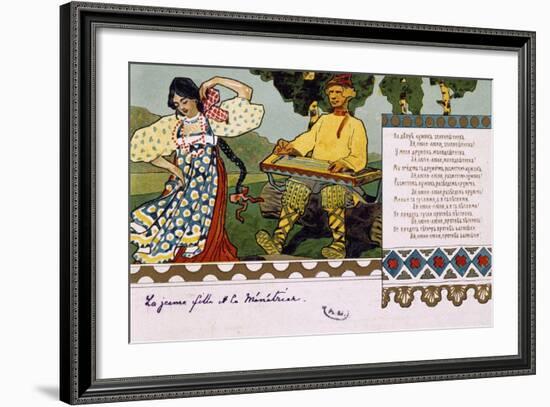 Illustration for Collection of Russian Stories-null-Framed Giclee Print
