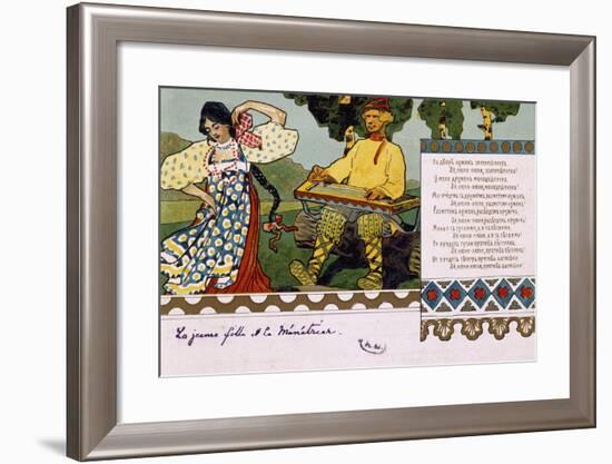 Illustration for Collection of Russian Stories-null-Framed Giclee Print