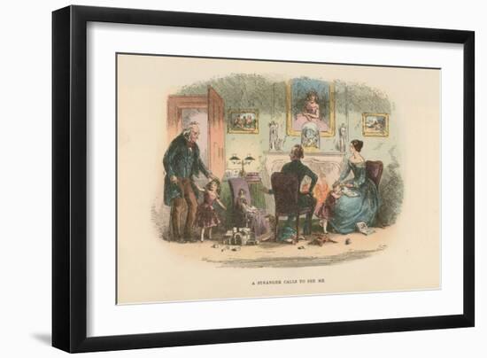 Illustration for David Copperfield-Hablot Knight Browne-Framed Giclee Print