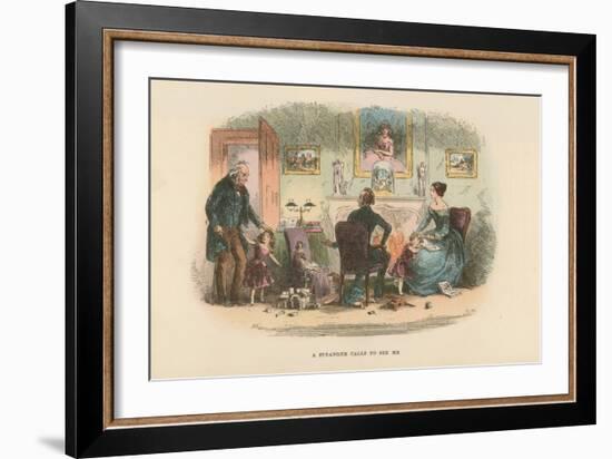 Illustration for David Copperfield-Hablot Knight Browne-Framed Giclee Print