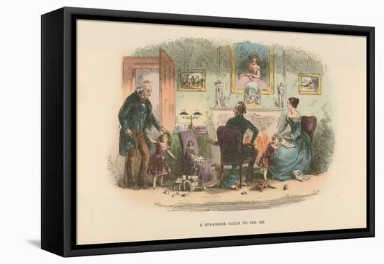 Illustration for David Copperfield-Hablot Knight Browne-Framed Premier Image Canvas