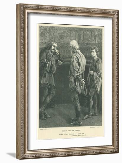 Illustration for Hamlet-Arthur Hopkins-Framed Giclee Print