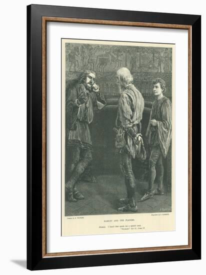 Illustration for Hamlet-Arthur Hopkins-Framed Giclee Print