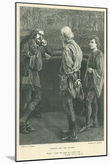 Illustration for Hamlet-Arthur Hopkins-Mounted Giclee Print