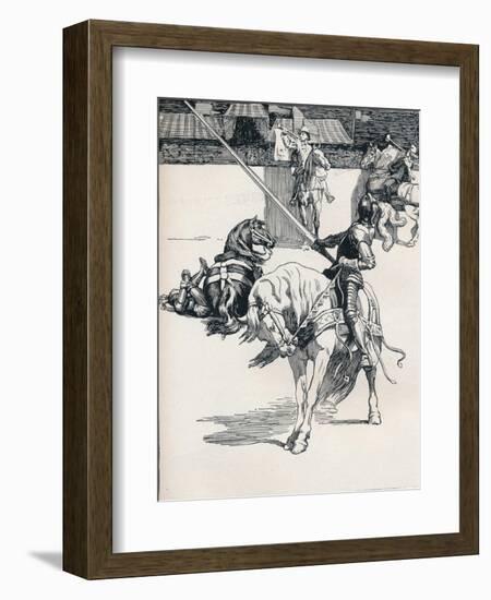 'Illustration for Ivanhoe by Anonymous', c1898-Unknown-Framed Giclee Print