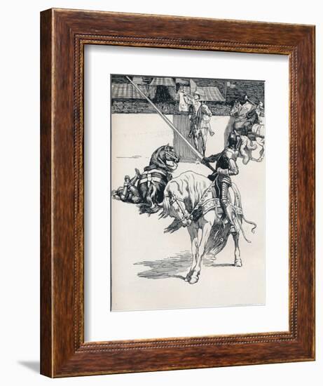 'Illustration for Ivanhoe by Anonymous', c1898-Unknown-Framed Giclee Print