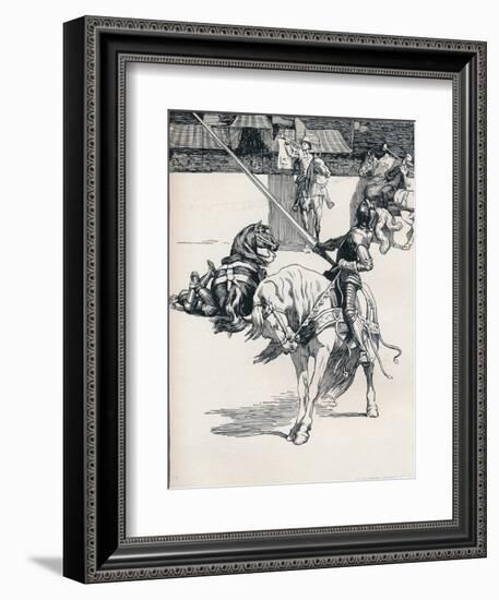 'Illustration for Ivanhoe by Anonymous', c1898-Unknown-Framed Giclee Print