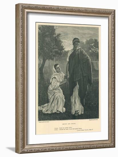 Illustration for Julius Caesar-Henry Marriott Paget-Framed Giclee Print