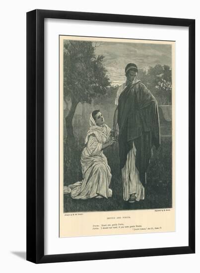 Illustration for Julius Caesar-Henry Marriott Paget-Framed Giclee Print