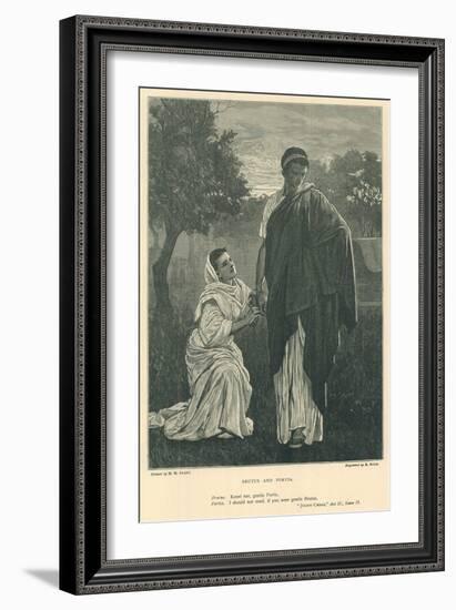 Illustration for Julius Caesar-Henry Marriott Paget-Framed Giclee Print