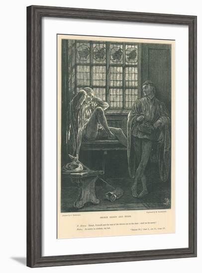 Illustration for King Henry IV, Part I-Frederick Barnard-Framed Giclee Print