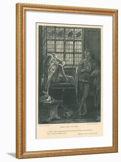 Illustration for King Henry IV, Part I-Frederick Barnard-Framed Giclee Print