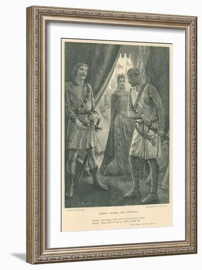 Illustration for King John-Arthur Hopkins-Framed Giclee Print