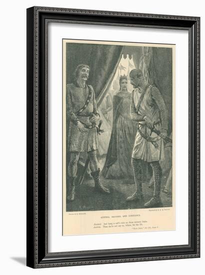 Illustration for King John-Arthur Hopkins-Framed Giclee Print