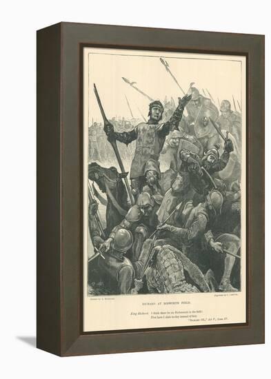 Illustration for King Richard III-Arthur Hopkins-Framed Premier Image Canvas