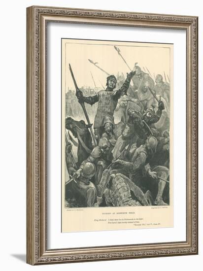 Illustration for King Richard III-Arthur Hopkins-Framed Giclee Print