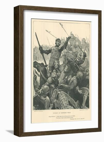Illustration for King Richard III-Arthur Hopkins-Framed Giclee Print