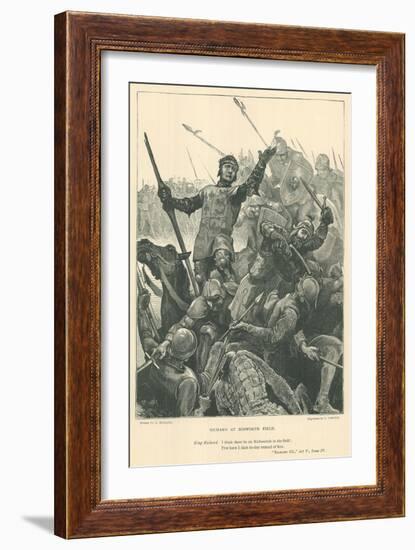 Illustration for King Richard III-Arthur Hopkins-Framed Giclee Print