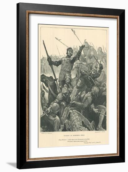 Illustration for King Richard III-Arthur Hopkins-Framed Giclee Print