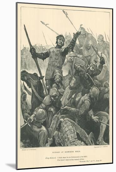 Illustration for King Richard III-Arthur Hopkins-Mounted Giclee Print
