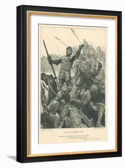 Illustration for King Richard III-Arthur Hopkins-Framed Giclee Print