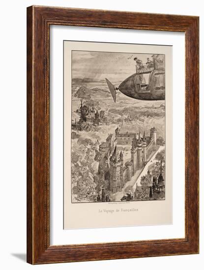 Illustration for Le Vingtième Siècle: La Vie Électrique-Albert Robida-Framed Giclee Print