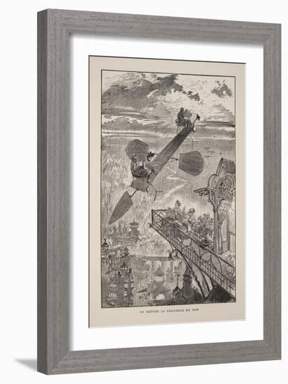 Illustration for Le Vingtième Siècle: La Vie Électrique-Albert Robida-Framed Giclee Print