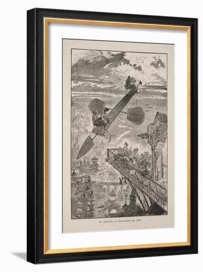 Illustration for Le Vingtième Siècle: La Vie Électrique-Albert Robida-Framed Giclee Print