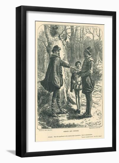 Illustration for Love's Labour's Lost-J.M.L. Ralston-Framed Giclee Print