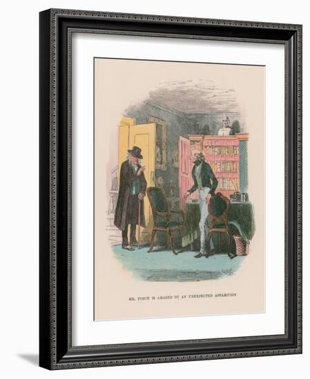 Illustration for Martin Chuzzlewit-Hablot Knight Browne-Framed Giclee Print