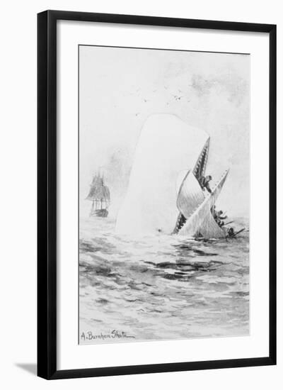 Illustration for Moby Dick by A. Burnham Shute-null-Framed Giclee Print