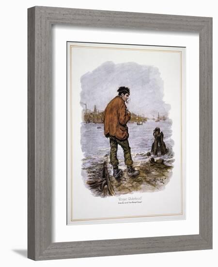 Illustration for Our Mutual Friend-Charles Dickens-Framed Giclee Print