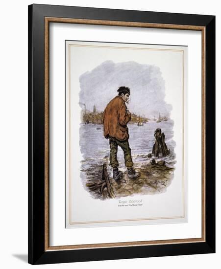 Illustration for Our Mutual Friend-Charles Dickens-Framed Giclee Print