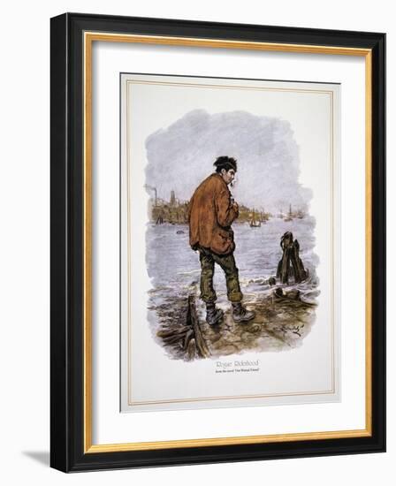 Illustration for Our Mutual Friend-Charles Dickens-Framed Giclee Print