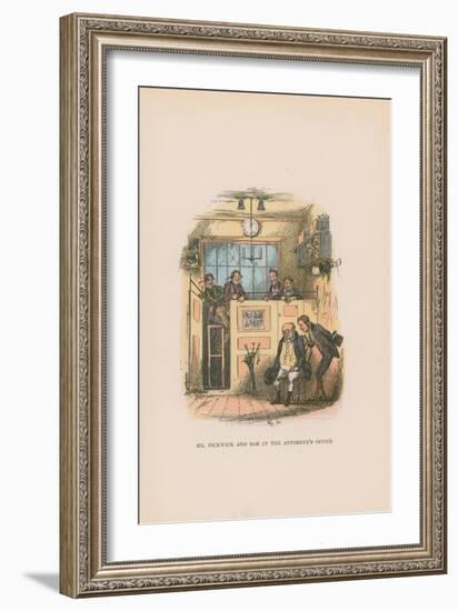 Illustration for Pickwick Papers-Hablot Knight Browne-Framed Giclee Print